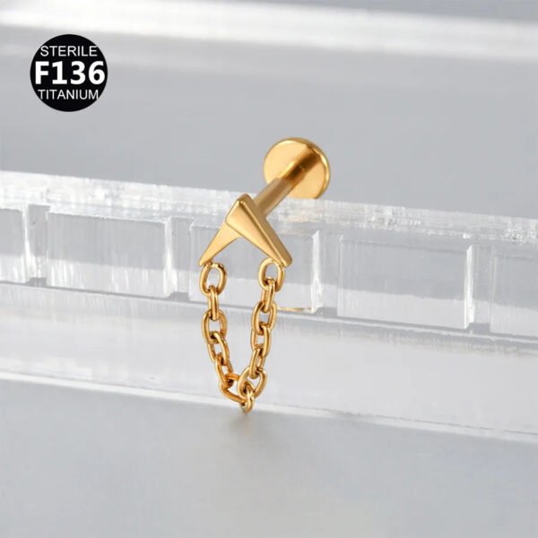 picture_0215cc94-ca05-4726-a956-ad62574cd421(2) Titanium Alloy 0.9 Tooth Pendant Micro-Set Zircon Flat Bottom Rod Piercing Earrings Heart Star Studs Unisex Fashion Jewelry