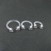 Hypoallergenic, Acrylic, Invisible, Lip, Ring, Belly Button, Navel, Tongue, Stud, Bar, Soft Rod, Horse Shoe, Ring, Eyebrow, Save, Piercing, Pregnancy, MRI scan.