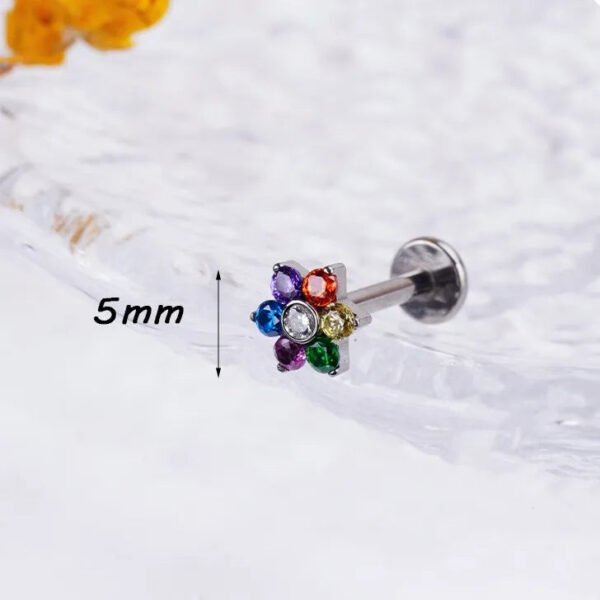 picture_0b884f3c-b1be-43fc-a9d6-12b4c733114d(2) Best Selling G23 Titanium Rabbit Head Floral Ear Bone Lip Studs Australian Opal Lip Jewelry Bohemian Style Unisex Fashion Accessories