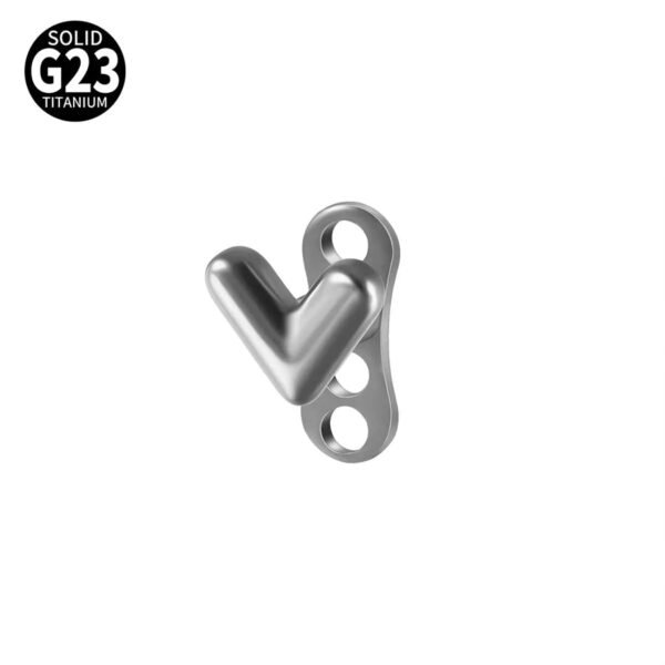 G23 Titanium Alloy Butterfly Skull Heart Piercing Studs Under-Skin Jewelry Skin Animal Snake Dolphin Bone Studs