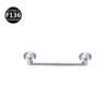 Titanium F136 Czech Drill Straight Angle Pin Double Headed Clavicle Staple Piercing Geometric Pattern Unisex