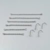 G23 Titanium, Single, Double Layer, Nose, Stud, Hoop, Chain, Piercing, Universal, Accessories, Zirconia, Split Ring, Geometric, Dangle, Between Earrings, Internal Thread, Screw, S Shape, Clicker, Vertical Labret.