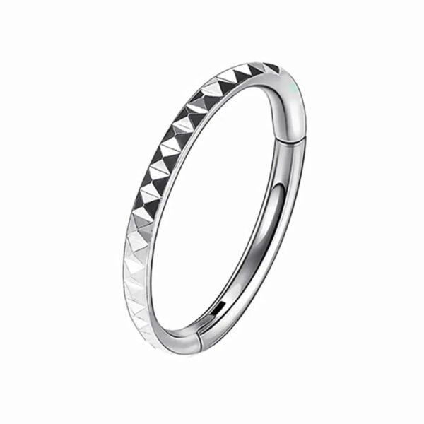 F136 Titanium, Nose, Ring, Geometric, Ear, Hoop, Clicker, Helix, Snug, Rook, Daith, Septum, Lobe, Rose, Gold, Detailed