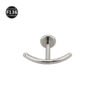 F136 Titanium Anchor Pendant Internal Thread Lip Stud Moon Maple Leaf Smiley Face Pendant Zircon Earring Lip Ring 0.9 Thread