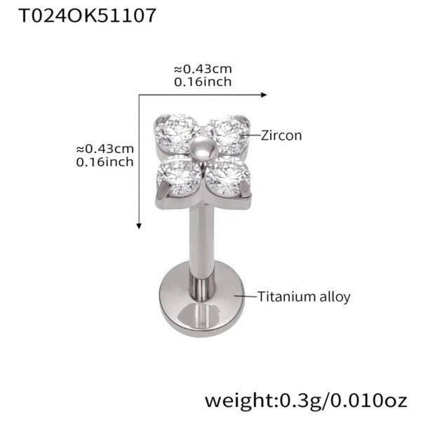 picture_28ad483d-2068-4db8-9e80-70abf17dae7a(2) Satan's Child Piercing Mermaid Lip Stud Titanium Alloy Stud Sweet Cool Hot Girl Piercing Titanium Alloy Zircon Lip Ring Titanium Alloy Jewelry