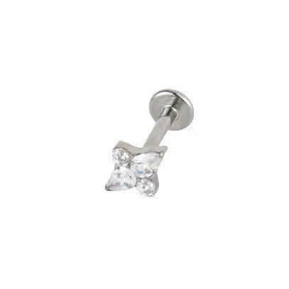 picture_28fe2fdd-0e6a-4811-8c6f-df8710a9007b(2) G23 Titanium Stud Earrings Set With Zirconia Plug Style Flat Bottom Lip Studs Titanium Alloy Lip Ring Piercing Jewelry