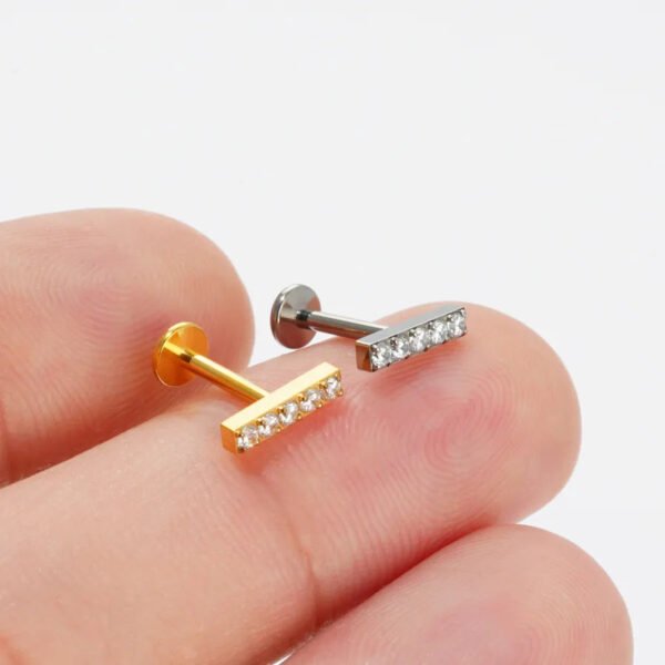 picture_2aa398e6-cdce-4cc9-bf4c-20b99d3cefe6(2) Titanium Alloy Lip Ring Earrings Internal Thread G23 Piercing Jewelry Women's Design Sense Style