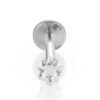 1Pcs G23 Titanium Alloy Heart Bee Star Zircon Lip Stud Ear Bone Stud Ear Stud Trendy Cartilage Piercing Jewelry