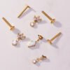 picture_2d11ac96-3222-4f25-8d51-e286dfe1c426(2) Satan's Child Piercing Mermaid Lip Stud Titanium Alloy Stud Sweet Cool Hot Girl Piercing Titanium Alloy Zircon Lip Ring Titanium Alloy Jewelry