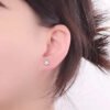 Titanium Alloy F136 Cat Claw Lip Studs Floral Implant Grade Human Piercing Jewelry Polished Finish Anniversary Birthday Party Festive