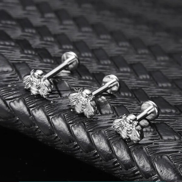 Titanium Bee F136 Nasal Ear Lip Studs Implant Grade G23 Titanium Alloy Body Piercing Jewelry Ear Bone Studs Polished Finish