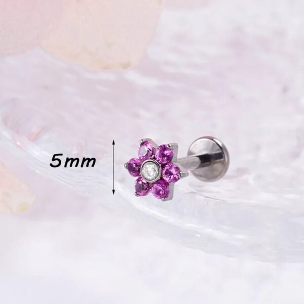 picture_3891a49c-c43f-4f0a-8a90-d72a2b61148b(2) Best Selling G23 Titanium Rabbit Head Floral Ear Bone Lip Studs Australian Opal Lip Jewelry Bohemian Style Unisex Fashion Accessories