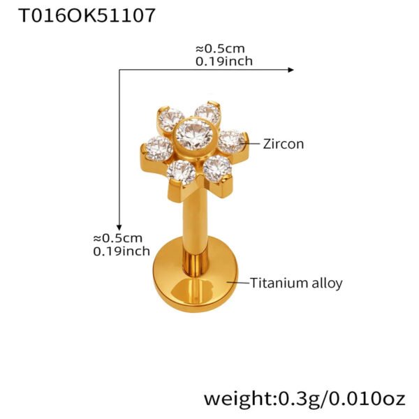 picture_4037d51e-e15a-4cb2-bb2f-cf7f6f9398fb(2) Satan's Child Piercing Mermaid Lip Stud Titanium Alloy Stud Sweet Cool Hot Girl Piercing Titanium Alloy Zircon Lip Ring Titanium Alloy Jewelry