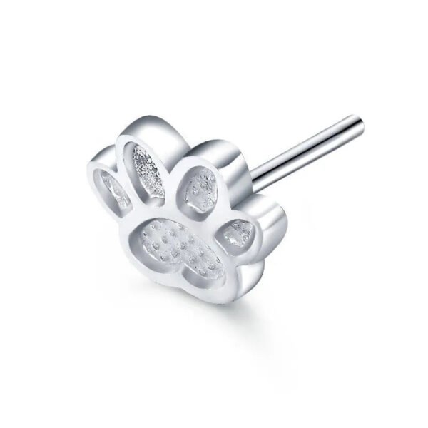 Titanium Alloy F136 Cat Claw Lip Studs Floral Implant Grade Human Piercing Jewelry Polished Finish Anniversary Birthday Party Festive