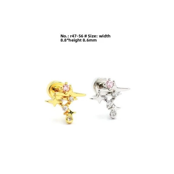 picture_478c7e29-292c-41f8-9cc6-24a3ecad6510(2) Elegant Titanium Steel Screw Ear Bone Studs Versatile Simple Cross Ear Cuff Earrings Unisex Fashion Wedding Jewelry