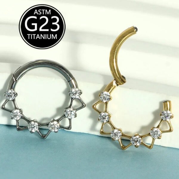 picture_49e37efd-db36-4718-823b-35346626dafe(2) New Fashionable Titanium Nose Ring F136 Hollow Zircon Unisex Creative Nose Jewelry Geometric Pattern Wedding Birthday Party