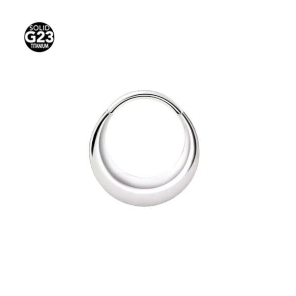 G23 Titanium Elliptical Seamless Piercing Nose Ring Ear Ring Body Piercing Jewelry Lip Ring Unisex Fashion Accessory