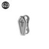 G23 Titanium Alloy Butterfly Skull Heart Piercing Studs Under-Skin Jewelry Skin Animal Snake Dolphin Bone Studs