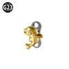 G23 Titanium Alloy Butterfly Skull Heart Piercing Studs Under-Skin Jewelry Skin Animal Snake Dolphin Bone Studs