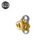 G23 Titanium Alloy Butterfly Skull Heart Piercing Studs Under-Skin Jewelry Skin Animal Snake Dolphin Bone Studs