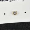 Titanium Alloy Ear Studs Embedded With Zirconia Cute Cat Face Bone Stud Inner Thread Lip Stud G23 Titanium Piercing Jewelry
