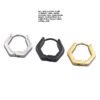 Hand Polished Stainless Steel Titanium Quadrilateral Rhombus Triangle Ear Studs Unisex Geometric Wedding Piercing Jewelry