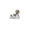 picture_6c9fbd60-968e-43bf-b9f7-c046c8ce5b34(2) G23 Titanium Stud Earrings Set With Zirconia Plug Style Flat Bottom Lip Studs Titanium Alloy Lip Ring Piercing Jewelry