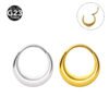 G23 Titanium Elliptical Seamless Piercing Nose Ring Ear Ring Body Piercing Jewelry Lip Ring Unisex Fashion Accessory