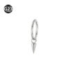 F136 Titanium Nose Ring Ear Ring 1.2/1.0 Thick Horse Eye Pendant Nose Ring Ear Bone Needle Piercing Jewelry Geometric Pattern