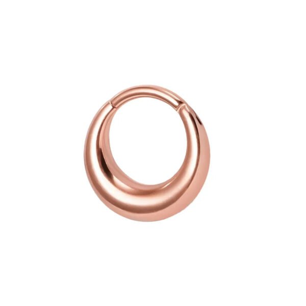 G23 Titanium Elliptical Seamless Piercing Nose Ring Ear Ring Body Piercing Jewelry Lip Ring Unisex Fashion Accessory