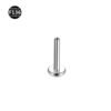 F136 Titanium Lip Studs 3.0mm Base Inner Tooth Ear Bone Flat Bottom Rod G23 Titanium Alloy Body Piercing Jewelry Ear Studs
