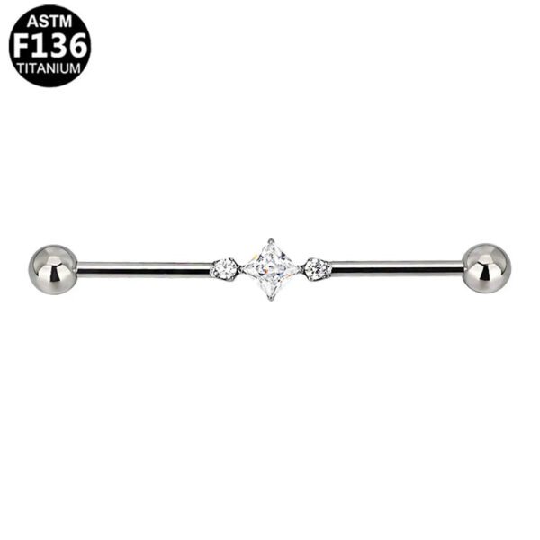 Fashionable Heart/Butterfly F136 Piercing Ear Bridge Trendy Titanium Alloy Male Female Universal Ear Studs