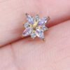 picture_8cf70d93-927e-4699-bd0b-24ce1b94b8c6(3) G23 Titanium, Star Shape, Ear, Stud, Piercing, Jewellery, Zirconia, Lip, Dainty, Elegant, Flat Back
