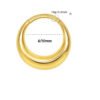 G23 Titanium Elliptical Seamless Piercing Nose Ring Ear Ring Body Piercing Jewelry Lip Ring Unisex Fashion Accessory