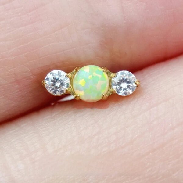 picture_a702ab99-e818-4a7a-9502-fd39244ca2fc(2) Titanium Alloy G23 Ear Studs Lip Rings Body Piercing Jewelry Aurora Jelly Candy Style Unisex Fashion Jewelry Ear Bone Studs