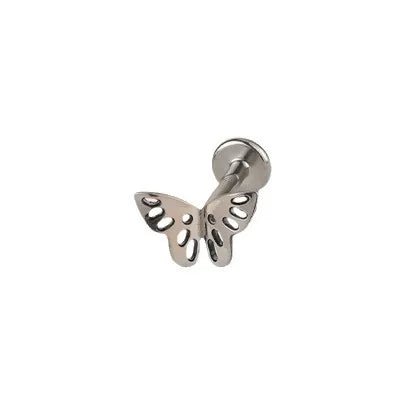 picture_a816a12f-412f-4866-94cb-79dda514a5e9(2) G23 Titanium Stud Earrings Set With Zirconia Plug Style Flat Bottom Lip Studs Titanium Alloy Lip Ring Piercing Jewelry