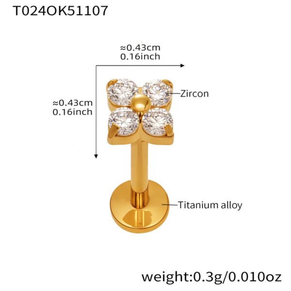 picture_ada7ac20-76ea-4ed9-9081-f95965eb02e7(2) Satan's Child Piercing Mermaid Lip Stud Titanium Alloy Stud Sweet Cool Hot Girl Piercing Titanium Alloy Zircon Lip Ring Titanium Alloy Jewelry