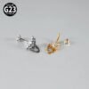 1 Piece Belly Rings Casual Cute Hawaiian Round G23 Titanium Zircon Polishing Plating Zircon PVD Coated 18K Gold Plated Belly Rings