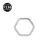 picture_b7c38eb6-f85b-431a-8662-a48788630922(3) Luxury Titanium Alloy Hexagonal Flower Nose Ring Ear Ring Body Piercing Jewelry Geometric Pattern Unisex Fashion Accessories
