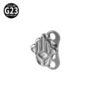 G23 Titanium Alloy Butterfly Skull Heart Piercing Studs Under-Skin Jewelry Skin Animal Snake Dolphin Bone Studs