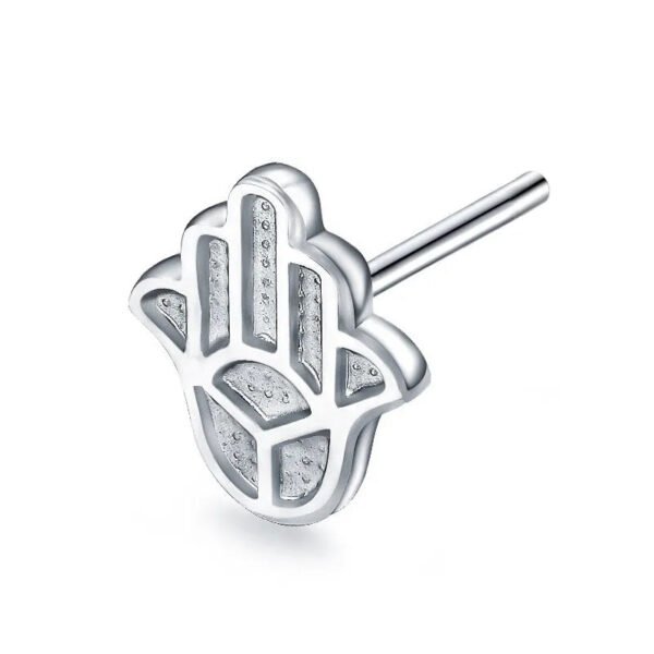 Titanium Alloy F136 Cat Claw Lip Studs Floral Implant Grade Human Piercing Jewelry Polished Finish Anniversary Birthday Party Festive