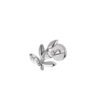 New G23 Titanium Waterdrop Lip Stud Earrings Flat Bottom Inner Spiral Piercing Bone Studs Zircon Embedded Luxury Heart Ear Jewelry