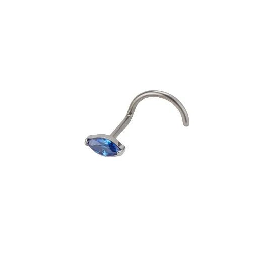 picture_c501b0d0-7ae2-433a-bdfb-8cf57288b8ab(2) Titanium Alloy F136 Horse Eye Piercing Nose Studs 5A Zircon Insertion S Bar Multi-Functional Nose Jewelry For Men And Women