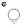 picture_c541a7c1-946e-46c2-aafc-b4c8c6e156b1(2) Luxury Titanium Alloy Hexagonal Flower Nose Ring Ear Ring Body Piercing Jewelry Geometric Pattern Unisex Fashion Accessories