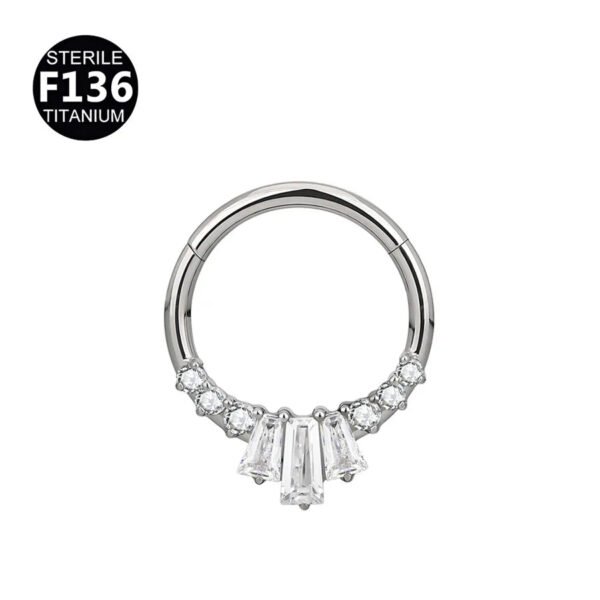 picture_c541a7c1-946e-46c2-aafc-b4c8c6e156b1(2) Luxury Titanium Alloy Hexagonal Flower Nose Ring Ear Ring Body Piercing Jewelry Geometric Pattern Unisex Fashion Accessories