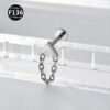 picture_c7b22258-3785-40de-986d-afbda0dfff12(2) Titanium Alloy 0.9 Tooth Pendant Micro-Set Zircon Flat Bottom Rod Piercing Earrings Heart Star Studs Unisex Fashion Jewelry
