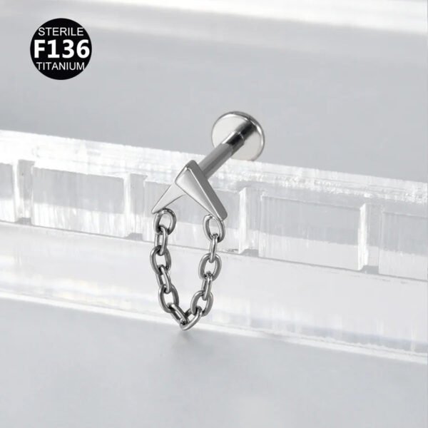 picture_c7b22258-3785-40de-986d-afbda0dfff12(2) Titanium Alloy 0.9 Tooth Pendant Micro-Set Zircon Flat Bottom Rod Piercing Earrings Heart Star Studs Unisex Fashion Jewelry
