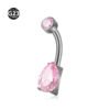 G23 Titanium, Inner, Tooth, Bend, Barbell, Navel, Bar, Colourful, Rhinestone, Belly Button, Waterdrop, Simple, Classic, Elegant.