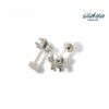 G23 Titanium, Ear, Stud, Jewellery, Head, Inner Thread, Spider, Spiderman, Lip, Piercing, Head, Flat back, Simple.