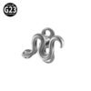 G23 Titanium Alloy Butterfly Skull Heart Piercing Studs Under-Skin Jewelry Skin Animal Snake Dolphin Bone Studs